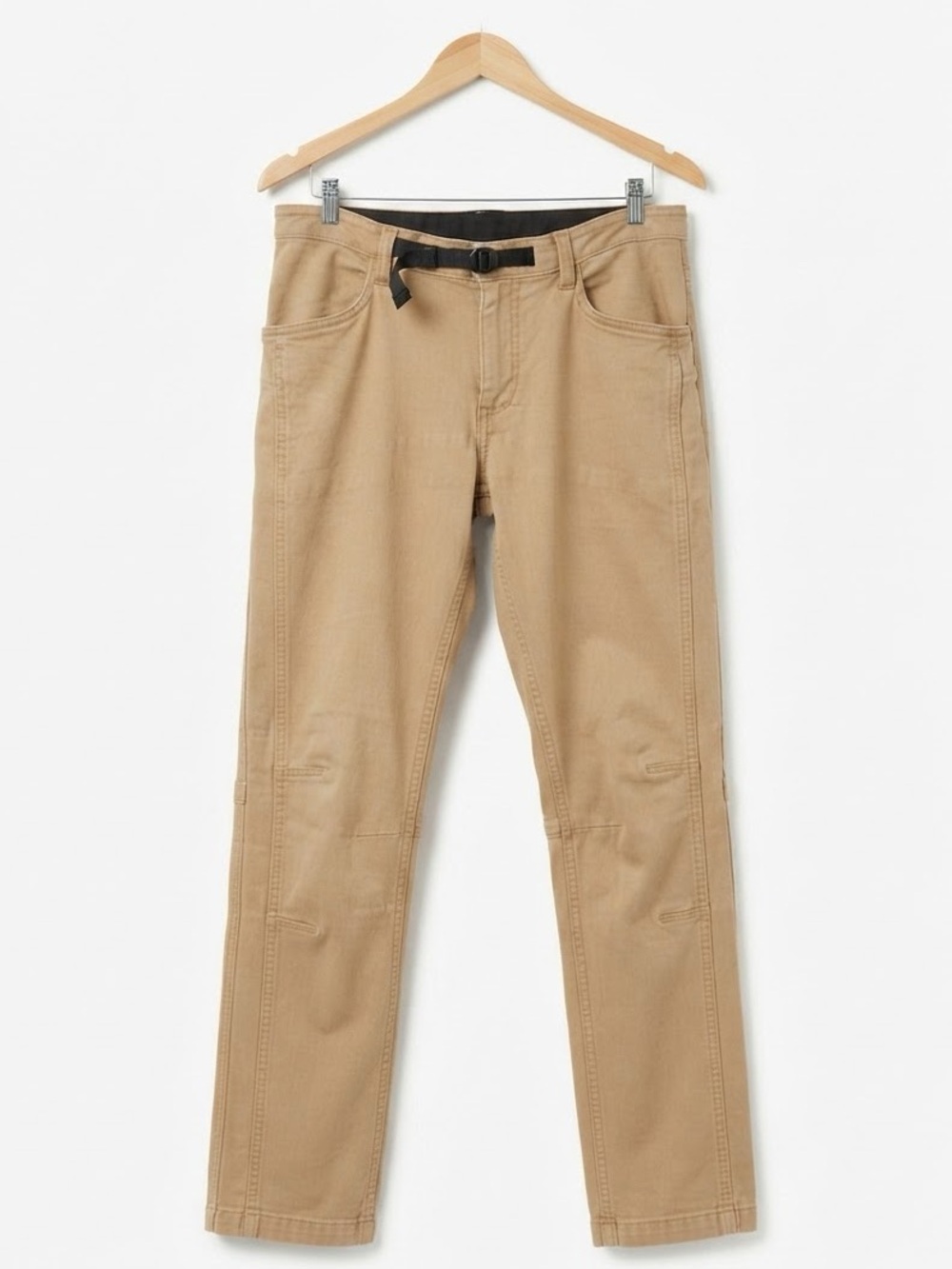 MEC Organic Cotton Stretch Hiking Climbing Pants Khaki Tan Size LARGE